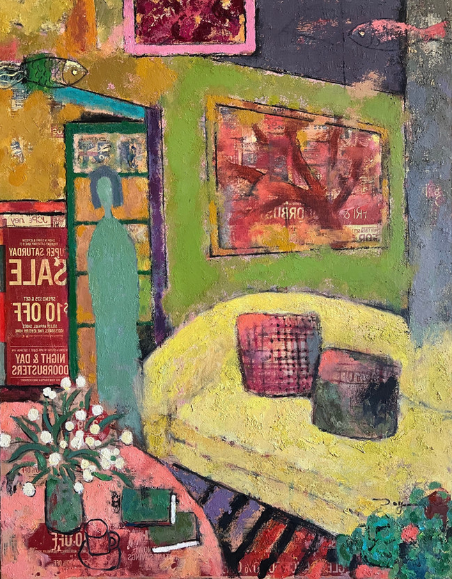 The door opened 《开着的门》30x24in