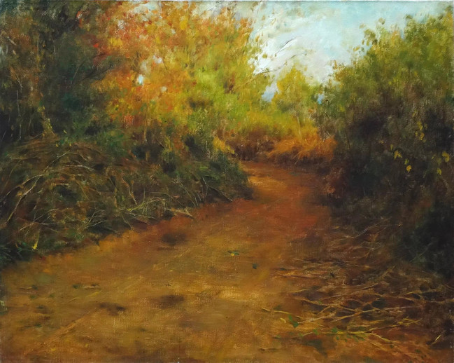 Country road 乡间小路 50x40cm