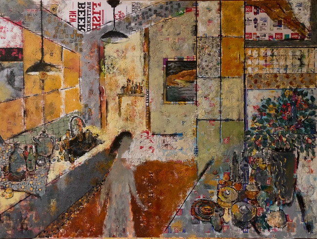 Two chandeliers 两盏吊灯 30x40in 2020