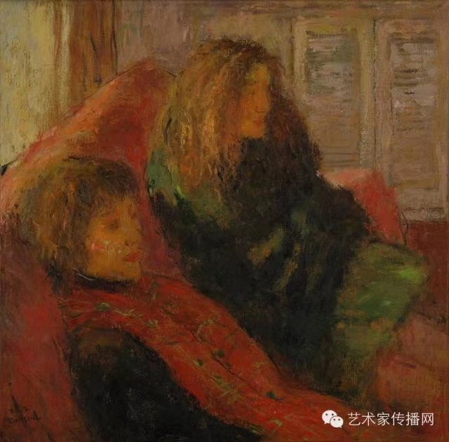 Two girls 两个女孩 50x50cm 2013
